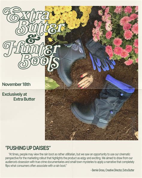 Extra Butter and Hunter Unveil Boot Collab With Creepy Campaign