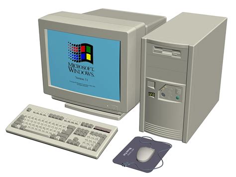 Vintage Old Desktop Pc 3d Model In Computer 3dexport