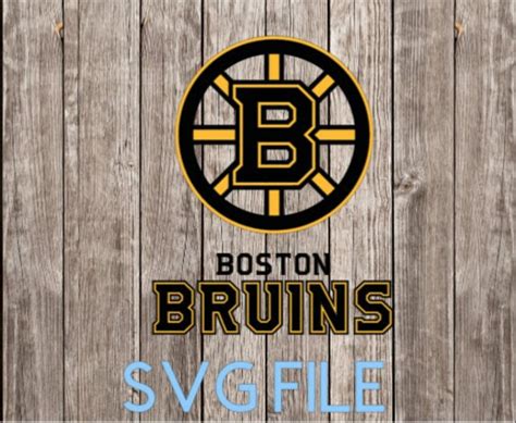 Boston Bruins Logo Svg File Descarga Instantánea Bruins Etsy
