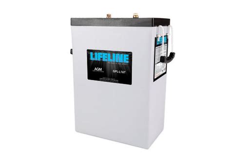 Lifeline Gpl L16t Agm Deep Cycle Battery 6v 400a Hr E Marine Systems