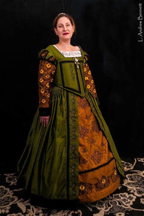 renaissance dress elizabethan tudor costume wedding gown made to order lay away