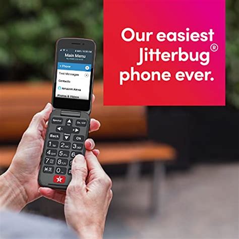 Jitterbug Flip2 Cell Phone For Seniors Gray Pricepulse