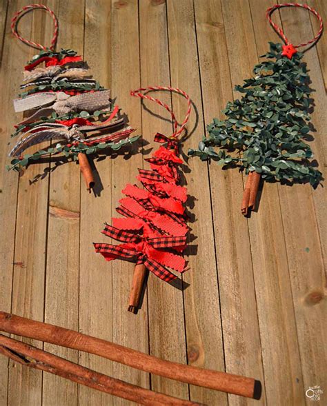 Ribbon Christmas Tree Ornament Diy Rustic Crafts And Diy Diy
