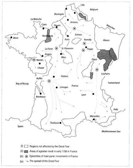 Map Skill French Revolution Notes Edurev