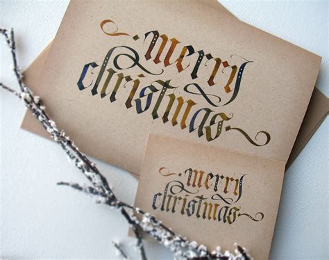 Feb 07, 2017 · it's also refreshing to use your dip pen to create something other than letters! Calligraphy Christmas Cards on Behance
