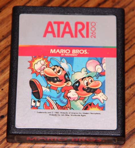 Mario Bros Atari 2600 Mario Brothers 1789136245