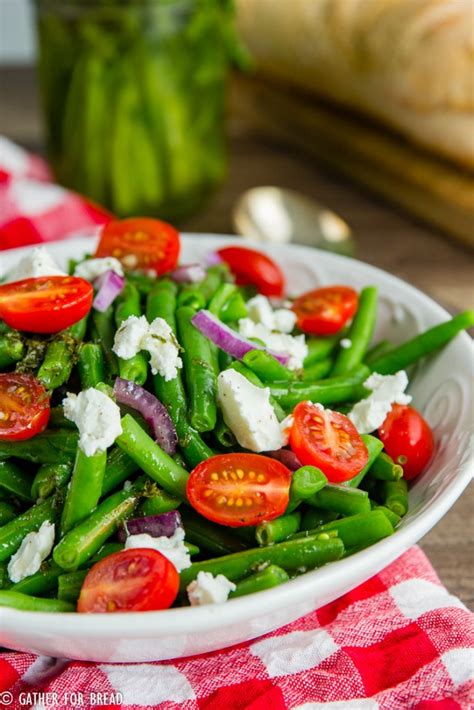 Cold Green Bean Salad Gather For Bread