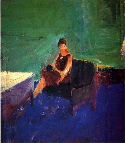 Bofransson “ Richard Diebenkorn Seated Woman Green Interior ” Richard