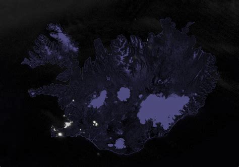 Seen From Space Icelands New Volcano Lights Up The Island At Night Universe Today