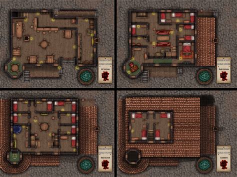 The 3 Point Tavern And Guild Pathfinder Maps Fantasy Map Building Map