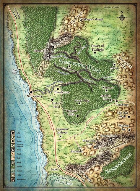 Phandalin Town Map