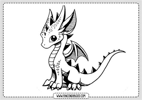 Dragon Peque O Para Colorear Rincon Dibujos Dibujo De Drag N Dragones Dibujo De Ojo De Drag N
