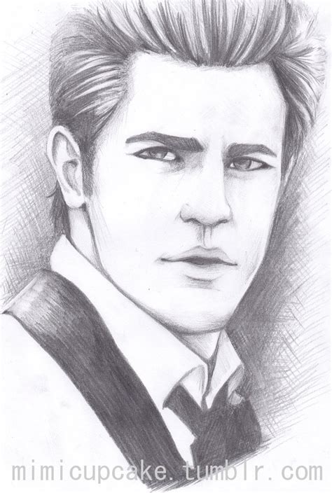 Stefan Salvatore Amazing Drawing Drawing Skill