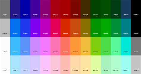 Rainbow Color Palette Hex Color Code F6bfbc Rainbow Color Information