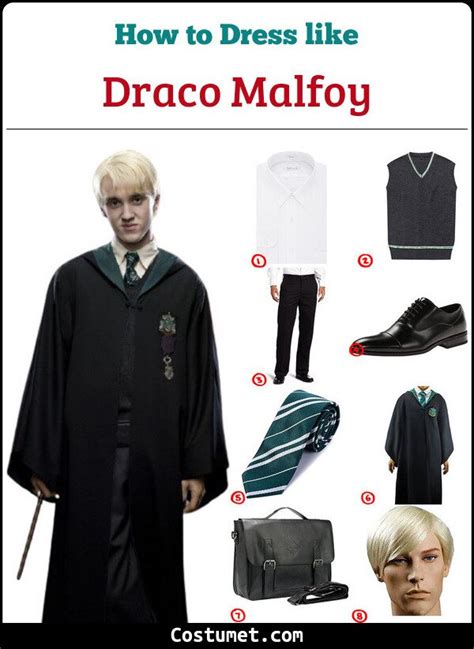 Draco Malfoy Costume For Cosplay And Halloween