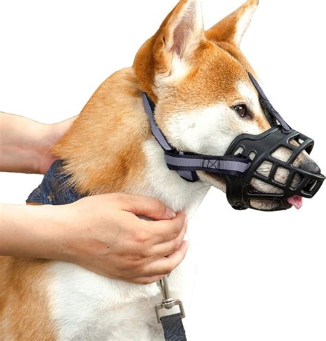 Dog Muzzledog Mouth Guardsoft And Comfortablebreathable And Heat