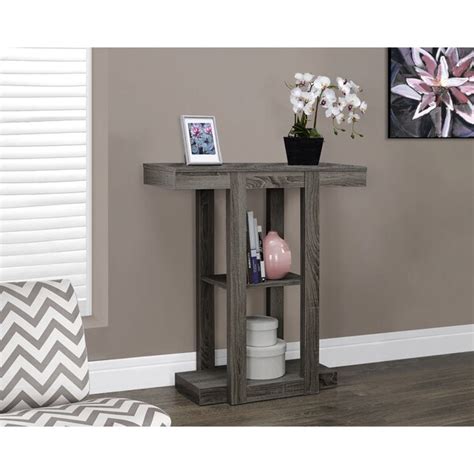 Reclaimed Dark Taupe 32 Inch Console Accent Table Free Shipping Today