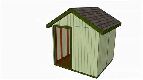 I talk a little bit about the. 8x8 Shed Plans - YouTube