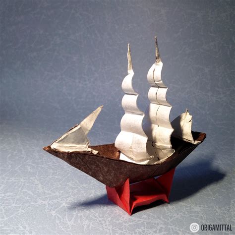 Fully Rigged Ship An Old Origami Model Thats Still One Of The Best