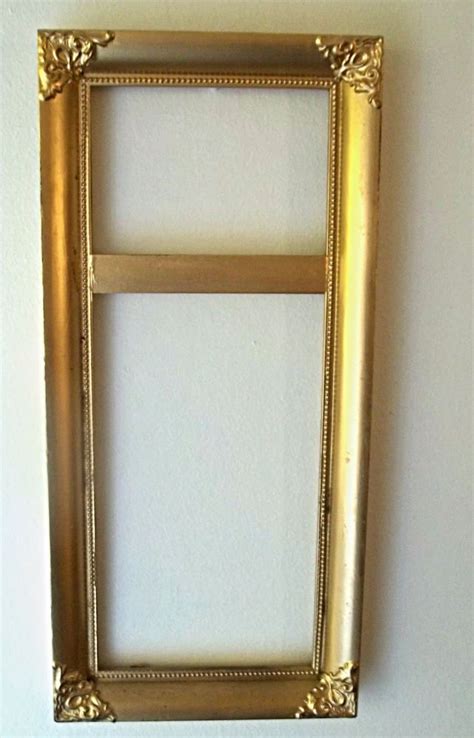 Vintage Picture Frame Woodgold Finishornate Corners 9 12 X 20