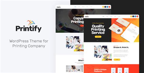 Free Download Printify - Printing Company WordPress Theme Nulled Latest