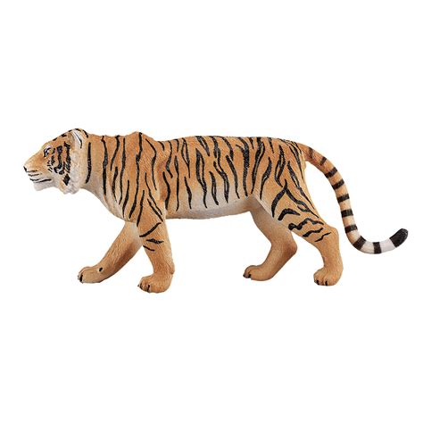 Mojo Bengal Tiger Wild Zoo Animals Play Model Figure Toys Plastic