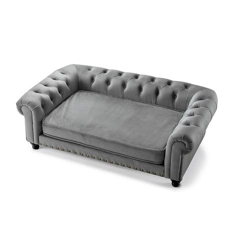 For sofas, you can use a furniture cover for pets that protect the entire surface area or simply protect the seating area. Wentworth Tufted Dog Sofa