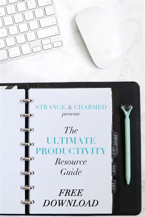 The Ultimate Productivity Resource Guide The Charmed Shop