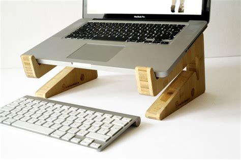 Wooden Laptop Stands Sustainable And Distinctive Laptoptafeltje