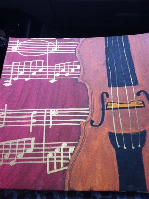Violin And Sheet Music Painting Shoprusticowlart