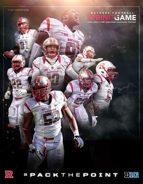 Rutgers FB Spring Game Promo on Behance | Spring football, Rutgers