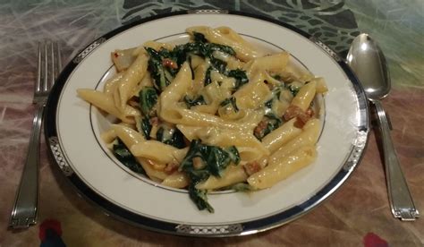 Pasta With Chard Bacon And Cheeses Cook And Eat At Home Cook And Eat