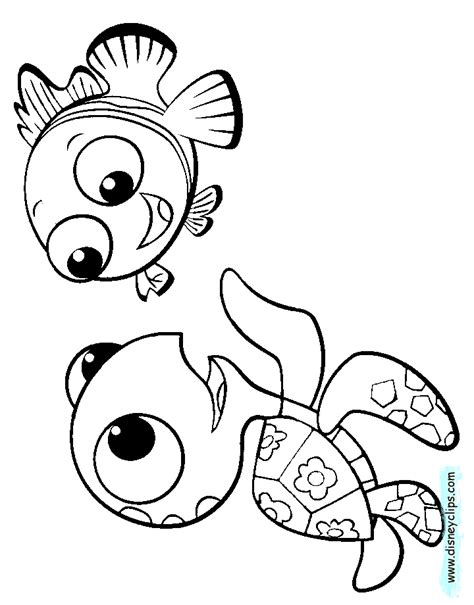 Simply do online coloring for clown fish nemo and his father coloring pages directly from your gadget, support for ipad, android tab or using our web feature. Finding Nemo Coloring Pages | Disneyclips.com