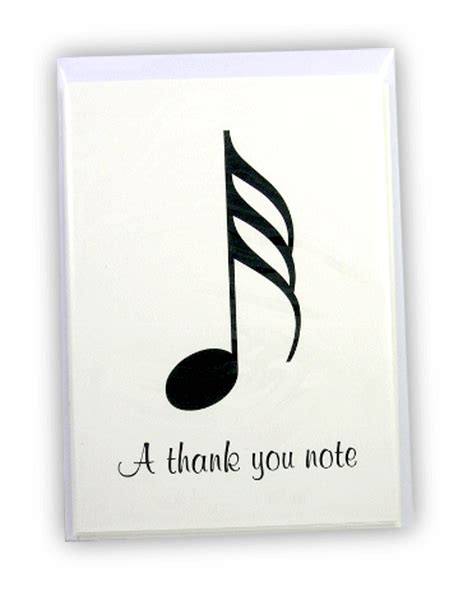 Music Thank You Cards Cards For Musicians Musical Ts Online
