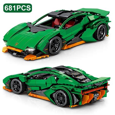 New Moc Educational Toys Expert Super Racing Car Model 681pcs Building Blocks Bricks Birthday