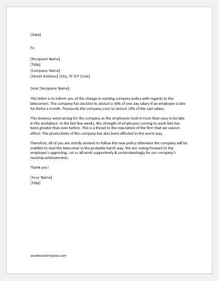 Payroll Company Change Over Letter To Employee This Letter Is To