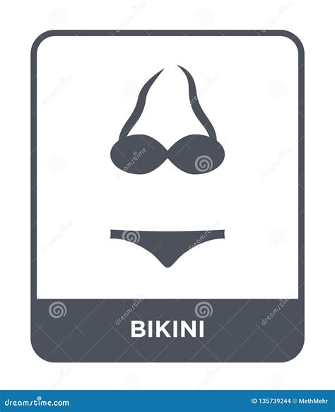 Bikini Icon In Trendy Design Style Bikini Icon Isolated On White Background Stock Vector