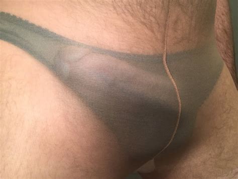 Cock In Green See Through Panties And Pantyhose 12 Pics