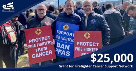 Firefighter Cancer Support Network Receives 25000 Grant From Homes