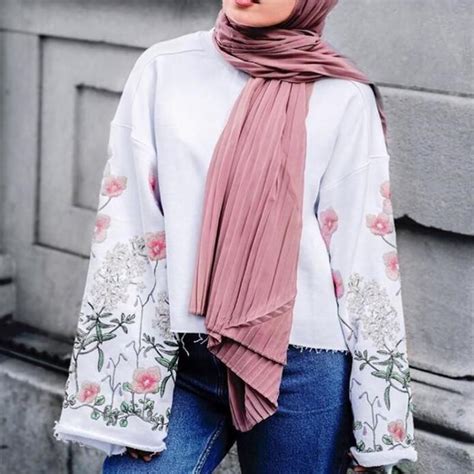pleated chiffon hijab dusty mauve hijab fashion hijabi fashion clothes