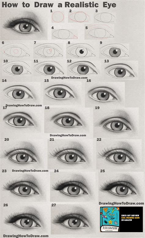 The second step is to think about the types of pencils, like graphite pencil, charcoal stick or coloured pencils would be. How to Draw an Eye (Realistic Female Eye) Step by Step ...