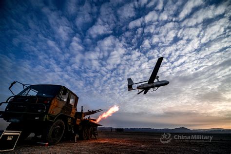 Uav Launched For Flight Training China Military