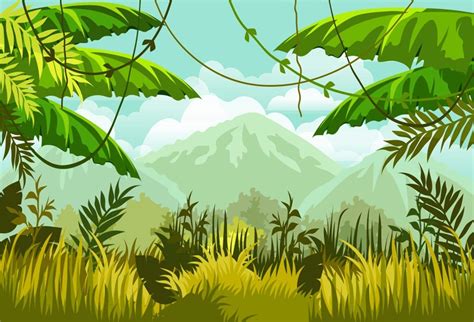 Rainforest Clipart Jungle Theme Cartoon Hd Wallpaper Images Sexiz Pix
