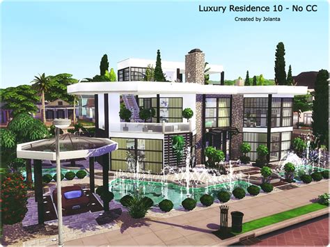 Luxury Residence 10 No Cc The Sims 4 Catalog