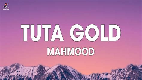 Mahmood Tuta Gold Testolyrics Sanremo 2024 Youtube