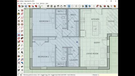 Floor Plans With Sketchup Youtube