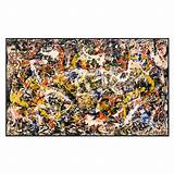 Photos of Framed Jackson Pollock Prints
