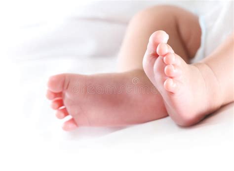Baby Feet With Copy Space Stock Image Image Of Copy 15523113