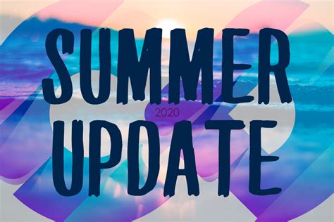 Summer Update 2020 My Cool Design