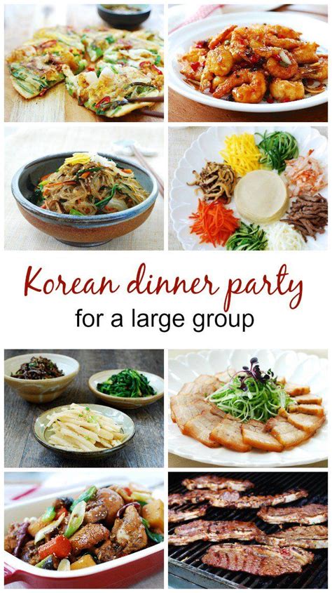 Korean Dinner Party Menu Ideas Korean Bapsang Dinner Party Recipes